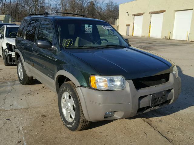 1FMCU04181KC41102 - 2001 FORD ESCAPE XLT GREEN photo 1