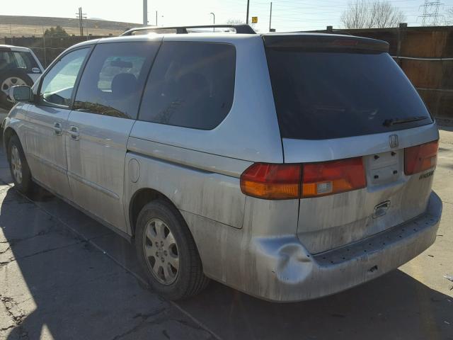 5FNRL18014B134130 - 2004 HONDA ODYSSEY EX SILVER photo 3