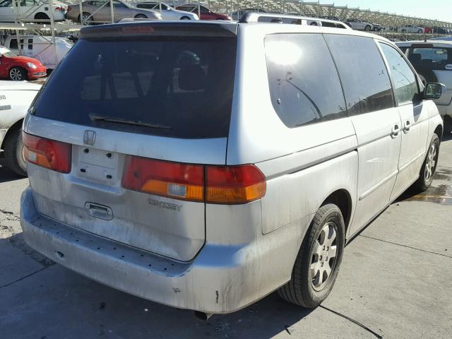 5FNRL18014B134130 - 2004 HONDA ODYSSEY EX SILVER photo 4