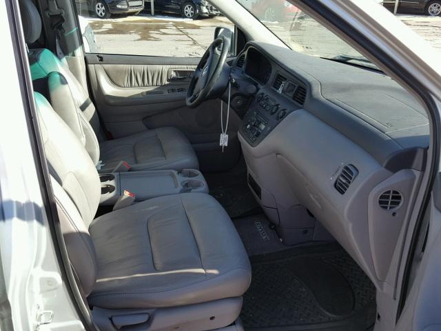 5FNRL18014B134130 - 2004 HONDA ODYSSEY EX SILVER photo 5