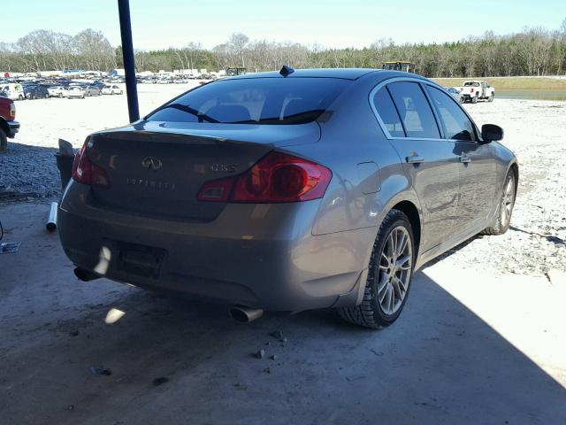 JNKBV61E87M710112 - 2007 INFINITI G35 GRAY photo 4