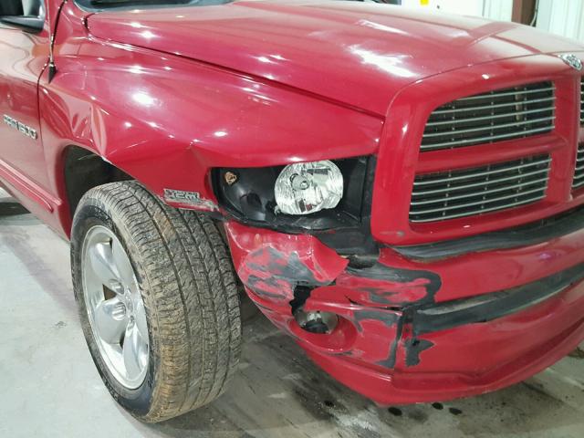 1D7HA16DX5J538003 - 2005 DODGE RAM 1500 S RED photo 9