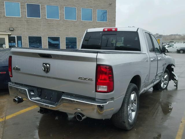 1C6RR7GT0FS631258 - 2015 RAM 1500 SLT SILVER photo 4