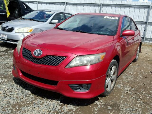 4T1BK3EK6BU620776 - 2011 TOYOTA CAMRY LE/X RED photo 2