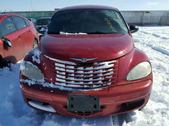 3C4FY58B75T624703 - 2005 CHRYSLER PT CRUISER MAROON photo 9