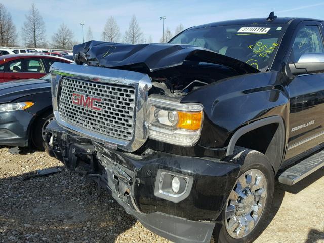 1GT12UE89GF257945 - 2016 GMC SIERRA K25 BLACK photo 9