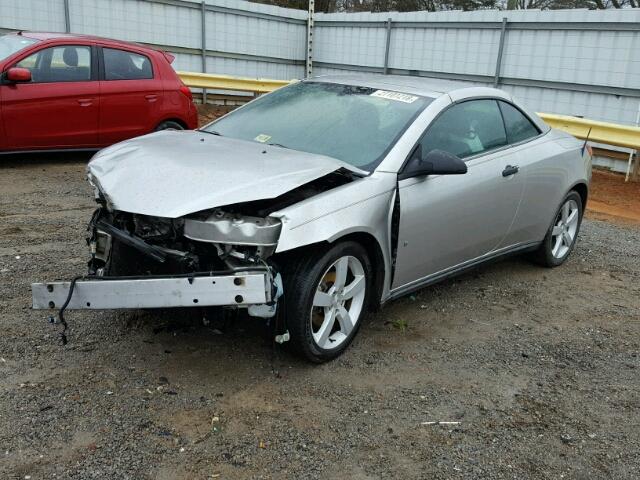 1G2ZH36N274268673 - 2007 PONTIAC G6 GT SILVER photo 2