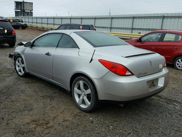 1G2ZH36N274268673 - 2007 PONTIAC G6 GT SILVER photo 3