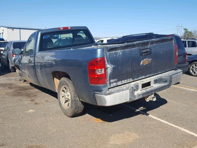 1GCEC14048Z127645 - 2008 CHEVROLET SILVERADO TEAL photo 3