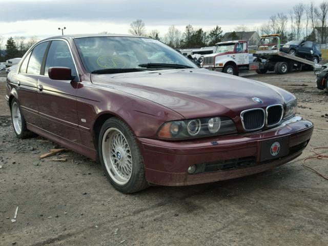 WBADT434X1GX21270 - 2001 BMW 525 I AUTO MAROON photo 1