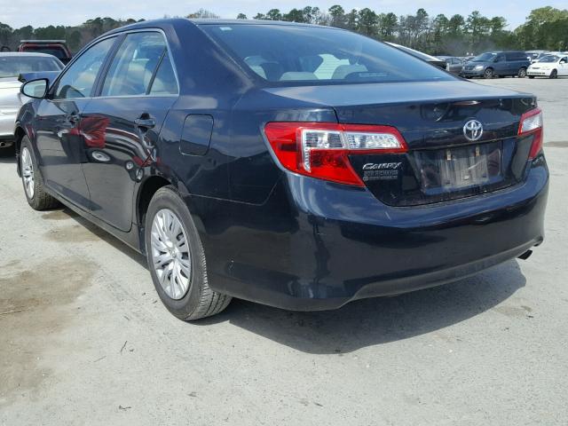 4T1BF1FK2EU734690 - 2014 TOYOTA CAMRY L BLUE photo 3