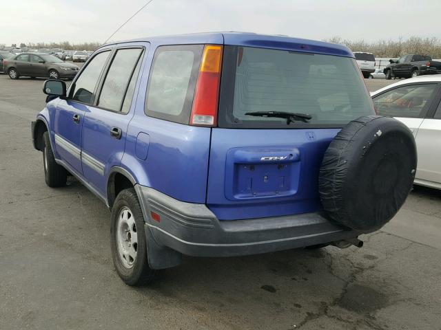 JHLRD2844YC014477 - 2000 HONDA CR-V LX BLUE photo 3