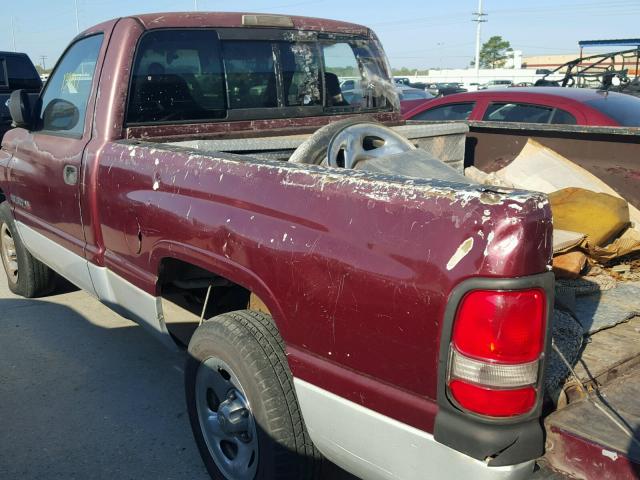 1B7HC16X3YS585368 - 2000 DODGE RAM 1500 RED photo 9