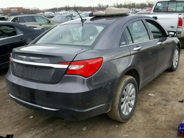 1C3CCBCG4EN192630 - 2014 CHRYSLER 200 LIMITE SILVER photo 4