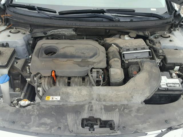 5NPE24AF5FH021593 - 2015 HYUNDAI SONATA SE SILVER photo 7