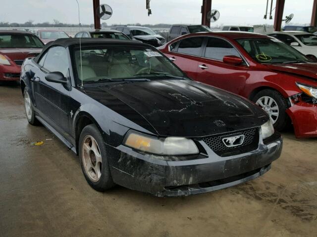 1FAFP44403F391426 - 2003 FORD MUSTANG BLACK photo 1