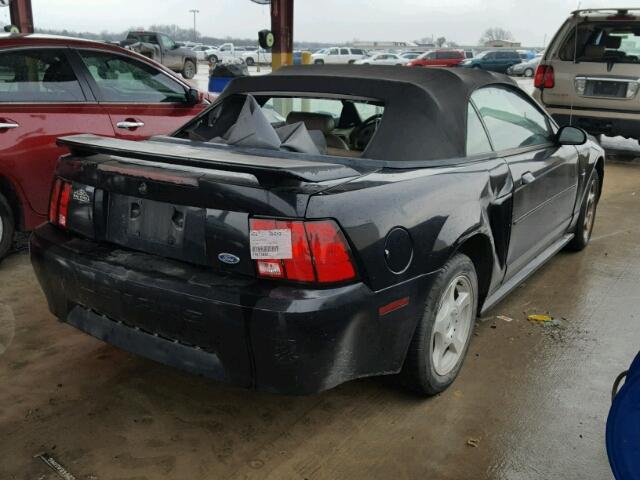 1FAFP44403F391426 - 2003 FORD MUSTANG BLACK photo 4