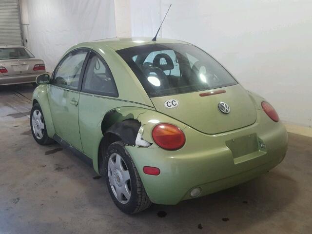 3VWCK21C11M465099 - 2001 VOLKSWAGEN NEW BEETLE 绿色 照片 3