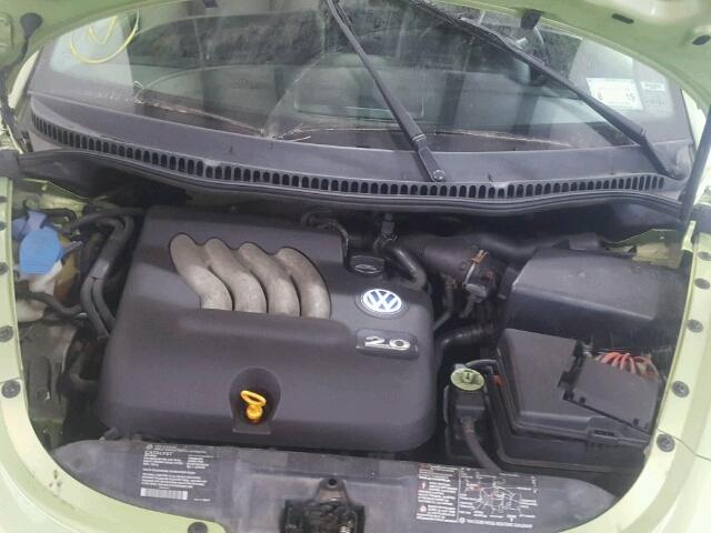 3VWCK21C11M465099 - 2001 VOLKSWAGEN NEW BEETLE 绿色 照片 7