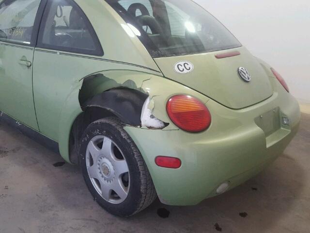 3VWCK21C11M465099 - 2001 VOLKSWAGEN NEW BEETLE 绿色 照片 9