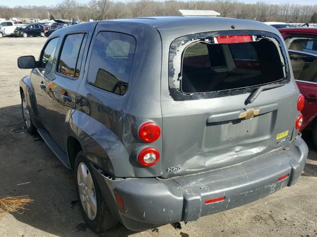 3GNCA23B09S504905 - 2009 CHEVROLET HHR LT GRAY photo 3