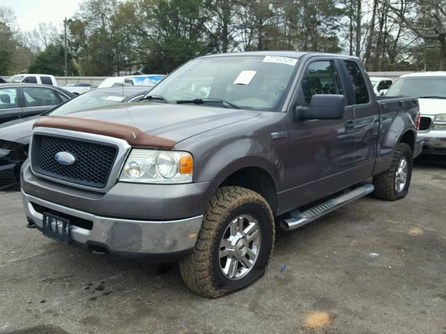 1FTPX04546KB73145 - 2006 FORD F150 GRAY photo 2