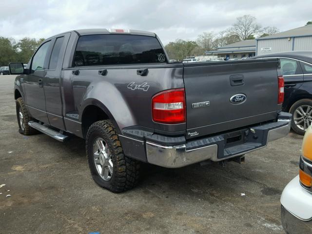 1FTPX04546KB73145 - 2006 FORD F150 GRAY photo 3