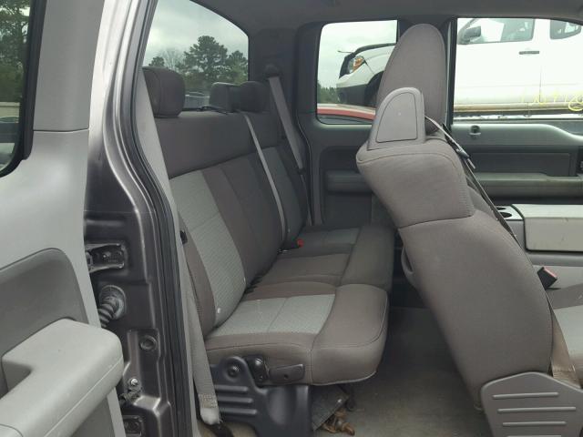 1FTPX04546KB73145 - 2006 FORD F150 GRAY photo 6