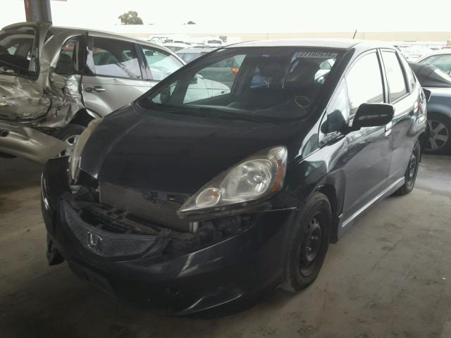 JHMGE88659S009574 - 2009 HONDA FIT SPORT BLACK photo 2