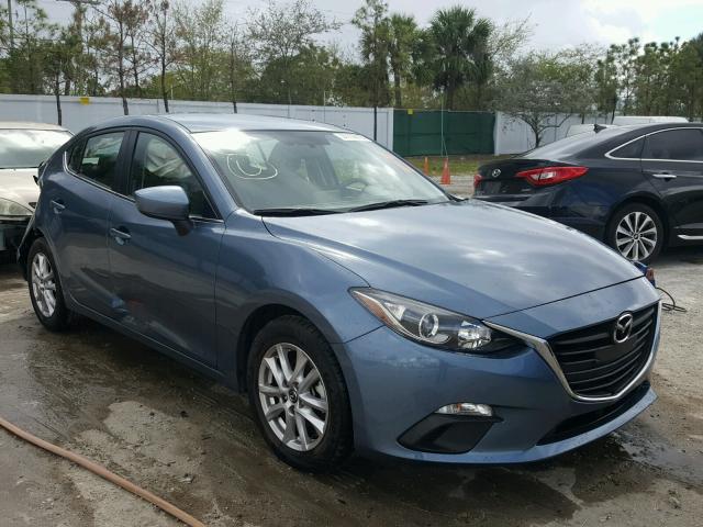 JM1BM1U72G1312724 - 2016 MAZDA 3 SPORT BLUE photo 1