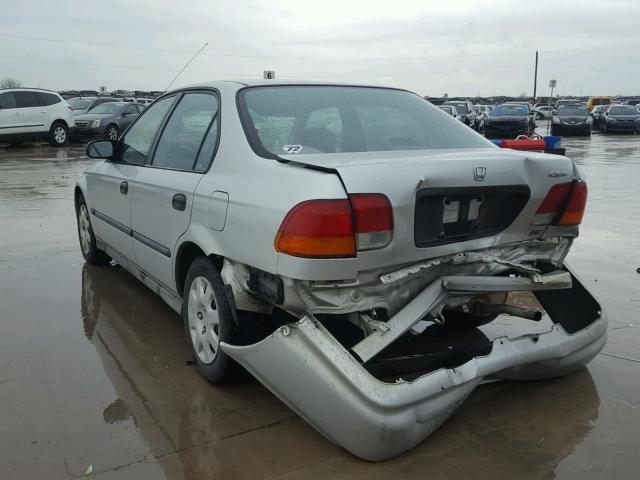 2HGEJ6524WH606939 - 1998 HONDA CIVIC DX SILVER photo 3