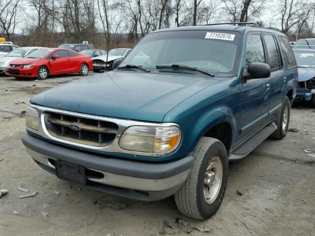 1FMZU34E8WZB69895 - 1998 FORD EXPLORER GREEN photo 2