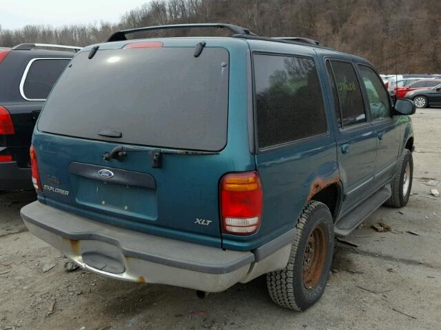 1FMZU34E8WZB69895 - 1998 FORD EXPLORER GREEN photo 4