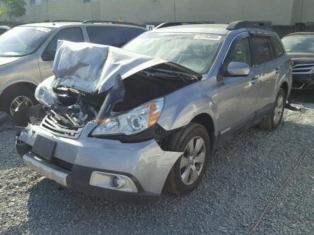 4S4BRBJC8B3331960 - 2011 SUBARU OUTBACK 2. SILVER photo 2