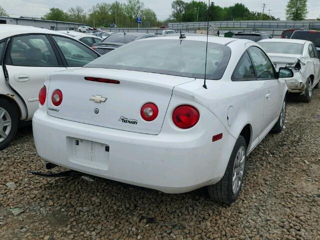 1G1AB1F56A7216122 - 2010 CHEVROLET COBALT LS WHITE photo 4