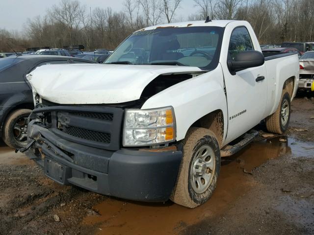 1GCEC14X69Z224473 - 2009 CHEVROLET SILVERADO WHITE photo 2