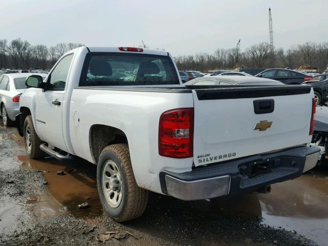 1GCEC14X69Z224473 - 2009 CHEVROLET SILVERADO WHITE photo 3