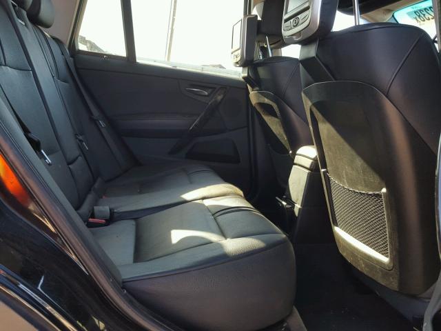 WBXPC9C41AWJ34199 - 2010 BMW X3 XDRIVE3 Czarny zdjęcie 6