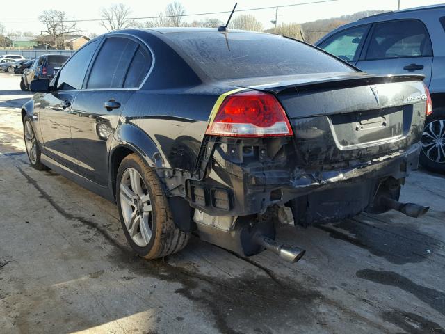 6G2ER57749L194871 - 2009 PONTIAC G8 BLACK photo 3