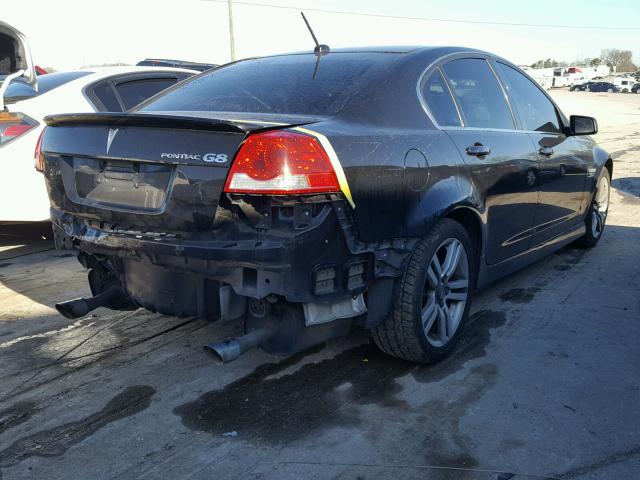 6G2ER57749L194871 - 2009 PONTIAC G8 BLACK photo 4