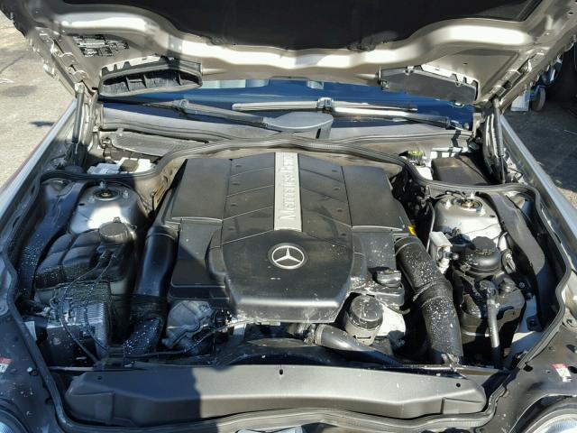 WDBSK75F53F038655 - 2003 MERCEDES-BENZ SL 500R GRAY photo 7