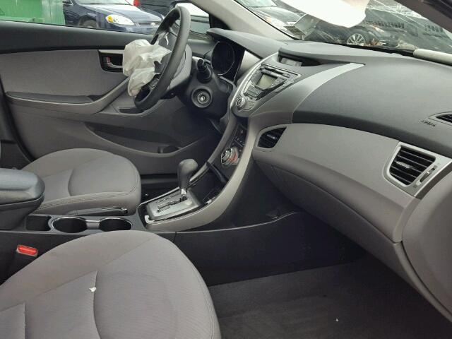 5NPDH4AE1DH167102 - 2013 HYUNDAI ELANTRA GL GRAY photo 5