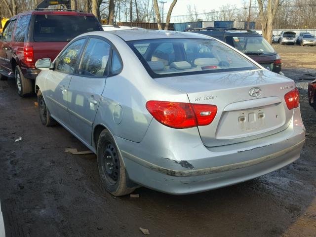 KMHDU46D17U214758 - 2007 HYUNDAI ELANTRA GL SILVER photo 3