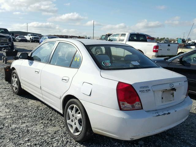 KMHDN46D35U028178 - 2005 HYUNDAI ELANTRA GL WHITE photo 3