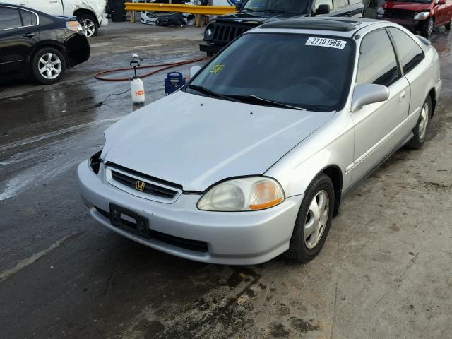 1HGEJ8245VL011150 - 1997 HONDA CIVIC EX SILVER photo 2