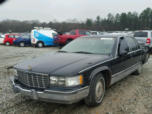 1G6DW52P3RR723697 - 1994 CADILLAC FLEETWOOD BLACK photo 2