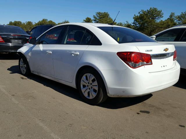 1G1PA5SHXD7226287 - 2013 CHEVROLET CRUZE LS WHITE photo 3