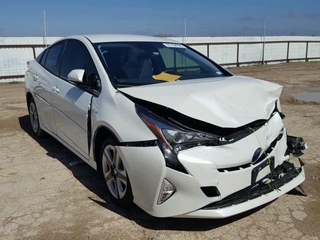 JTDKARFU6H3035415 - 2017 TOYOTA PRIUS WHITE photo 1