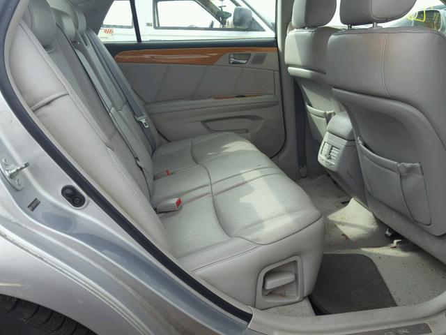 4T1BK36B76U137866 - 2006 TOYOTA AVALON XL SILVER photo 6