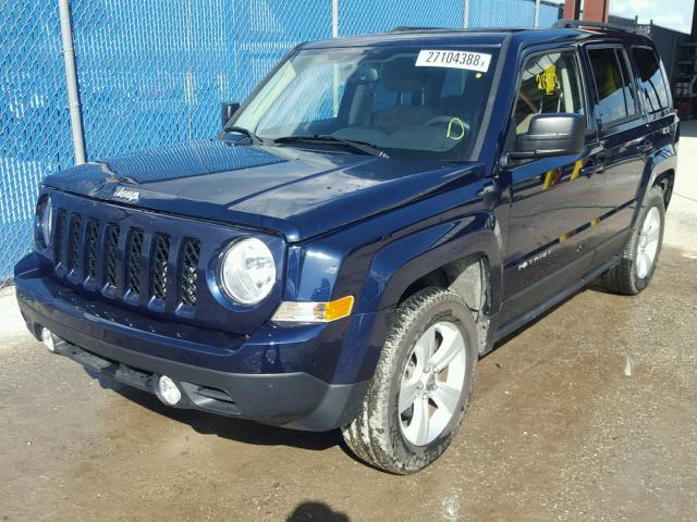 1C4NJRBB5GD741480 - 2016 JEEP PATRIOT SP BLUE photo 2